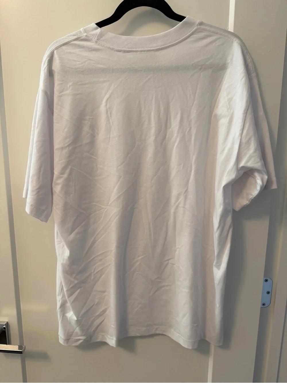 No Boundaries White Short Sleeve Oversized Crew Neck Tee